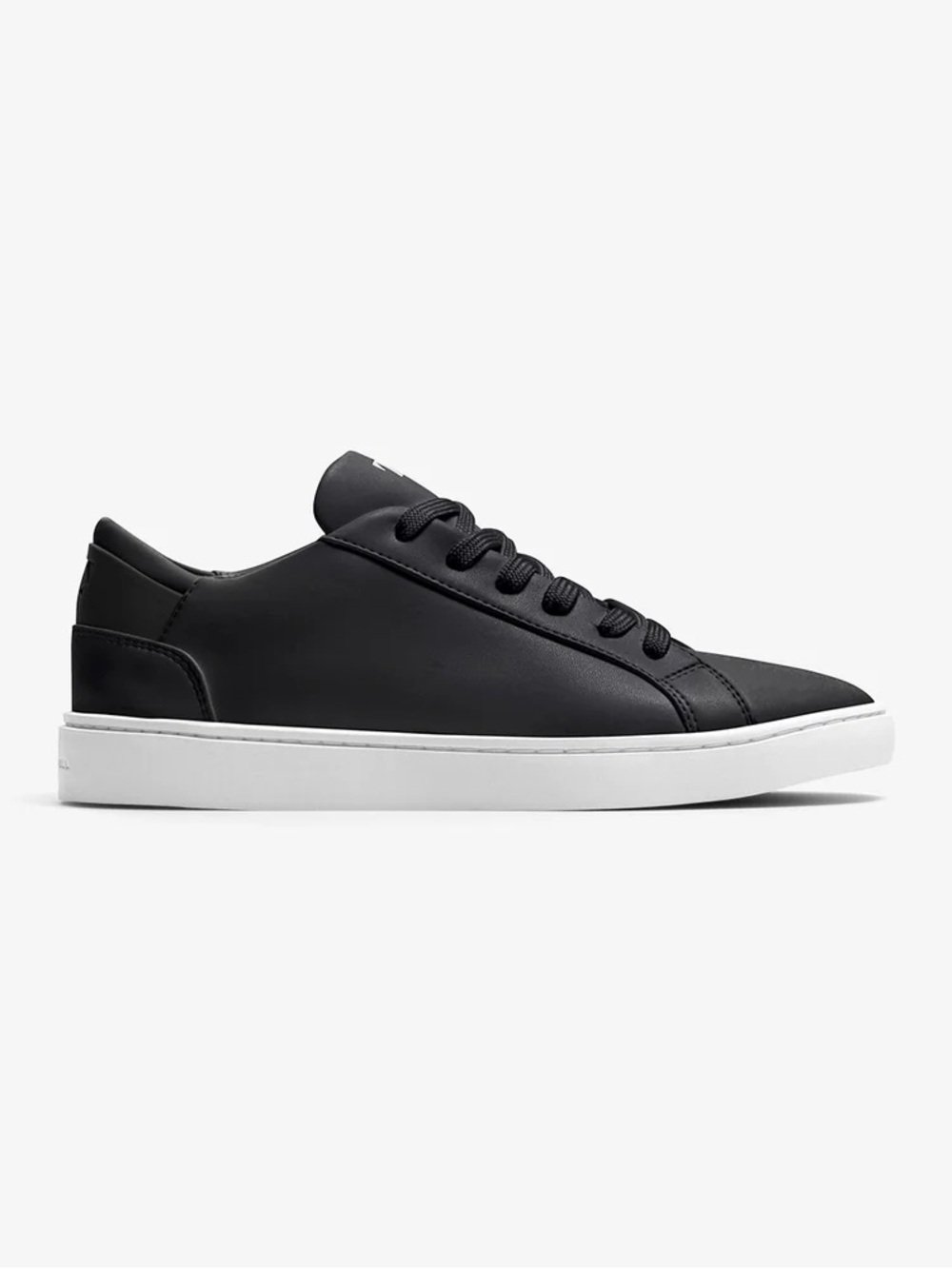 Thousand Fell “Lace Up” vegan leather sneakers - black and white - size US8